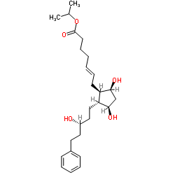 5-trans Latanoprost (5,6-trans Latanoprost) Structure
