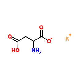 DL-天门冬氨酸钾结构式