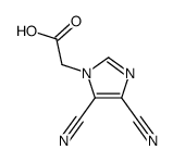 2-(4,5-dicyanoimidazol-1-yl)acetic acid Structure