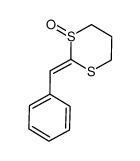 2-phenylmethylene-1,3-dithiane 1-oxide Structure