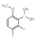 2,3-Difluoro-6-methoxyphenylboronic acid structure