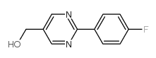 [2-(4-氟-苯基)-嘧啶-5-基]-甲醇结构式
