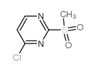 4-Chloro-2-(methylsulfonyl)pyrimidine Structure