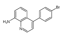 4-(4-bromophenyl)quinolin-8-amine结构式