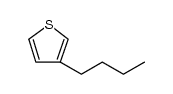聚(3-丁基噻吩-2,5-二基)结构式