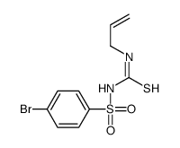 1-(4-bromophenyl)sulfonyl-3-prop-2-enylthiourea Structure