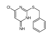 2-(苄基硫代)-6-氯嘧啶-4-胺结构式
