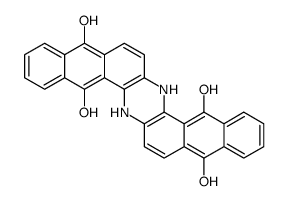 6,15-dihydroanthrazine-5,9,14,18-tetrol结构式