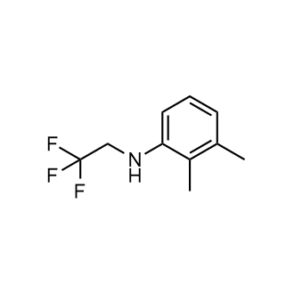 2,3-二甲基-n-(2,2,2-三氟乙基)苯胺结构式