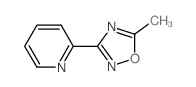 Pyridine,2-(5-methyl-1,2,4-oxadiazol-3-yl)- Structure