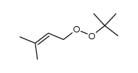 3-methyl-but-2-enyl-tert-butyl peroxyde结构式