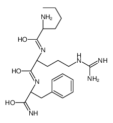 H-Nle-Arg-Phe-NH2 acetate salt结构式