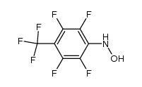4-trifluoromethyl-2,3,5,6-tetrafluorophenylhydroxylamine Structure