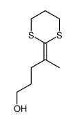 4-(1,3-dithian-2-ylidene)pentan-1-ol结构式