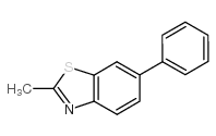 2-甲基-6-苯基苯并噻唑结构式