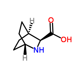 (S)-2-氮杂双环[2.2.2]辛烷-3-羧酸结构式