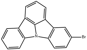 5-溴吲哚并[3,2,1-JK]咔唑结构式