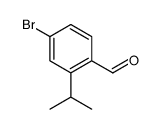 4-溴-2-异丙基苯甲醛结构式