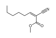 methyl 2-cyanooct-2-enoate Structure