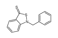 1-benzyl-2,1-benzothiazole-3-thione Structure