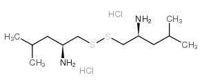 (L-亮氨酸硫醇)-2-双盐酸盐结构式