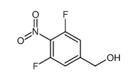 3,5-二氟-4-硝基苯甲醇结构式