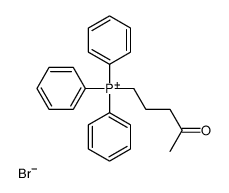 4-oxopentyl(triphenyl)phosphanium,bromide Structure