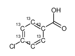 4-chlorobenzoic acid结构式