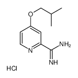 4-异丁氧基吡啶甲酰胺盐酸盐结构式