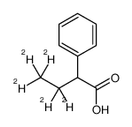 2-苯基丁酸-d5结构式