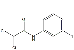 2,2-dichloro-N-(3,5-diiodophenyl)acetamide结构式