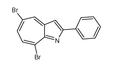 5,8-dibromo-2-phenyl-1-aza-azulene结构式