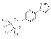 2-(1H-吡唑-1-基)吡啶-5-硼酸频那醇酯图片