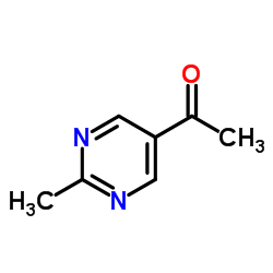 2-甲基-5-乙酰基嘧啶结构式