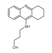 9-[(3-hydroxypropyl)amino]-1,2,3,4-tetrahydroacridine Structure
