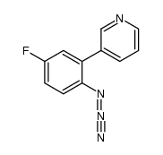 3-(2-azido-5-fluorophenyl)pyridine结构式