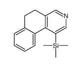 1-三甲基锡-5,6-二氢-苯并[f]异喹啉结构式