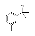 1-(2-chloropropan-2-yl)-3-methylbenzene结构式
