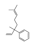 3,7-dimethylocta-1,6-dien-3-ylbenzene结构式