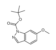 tert-butyl 6-methoxyindazole-1-carboxylate Structure