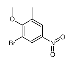 1-bromo-2-methoxy-3-methyl-5-nitrobenzene picture