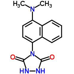 4-[4-(Dimethylamino)naphthyl]-1,2,4-triazolidine-3,5-dione Structure