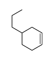 4-propylcyclohexene Structure