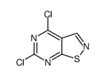 4,6-Dichloroisothiazolo[5,4-d]pyrimidine Structure