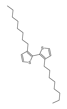 3,3'-二辛基-2,2'-联噻吩结构式