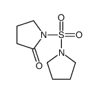 1-pyrrolidin-1-ylsulfonylpyrrolidin-2-one结构式