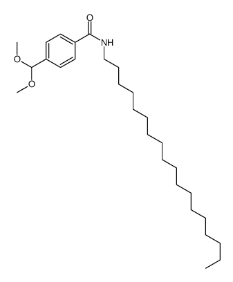 4-(dimethoxymethyl)-N-octadecylbenzamide Structure