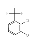 2-氯-3-羟基三氟甲苯结构式