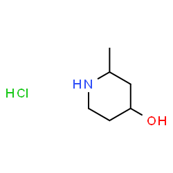 2-甲基哌啶-4-醇盐酸盐结构式