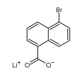 lithium 5-bromo-1-naphthoate结构式